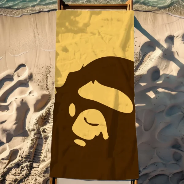 B-bAPE-e cartoon Towel Beach Quick Dry Soft Pool Towels Gift for Travel Gym Shower Camping sports 3