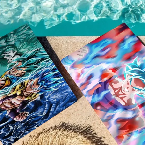 Dragon Ball-G-GOKU Big Microfiber Beach Towels Quick Dry Towel Sand Beach Towels Pool Towel for Travel Swim Pool Yoga 4