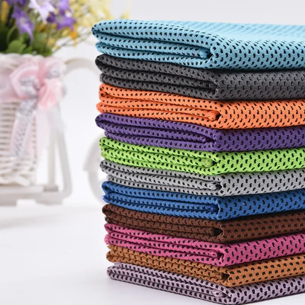 10PCS Cooling Towel Ice Towel for Neck Workout Towel, Microfiber Towel Soft Breathable Chilly Towel for Sports Yoga Gym Outdoor 2