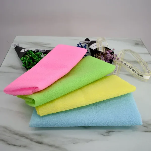 1pcs/lot beauty skin exfoliating cloth washcloth Japanese body wash towel nylon bath towel skin polishing towel 2