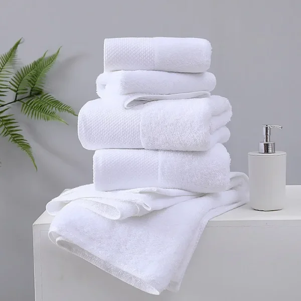 microfiber bath towel beauty salon towel white classic luxury hand towel-hotel-spa Swimming towels Beach towel 2