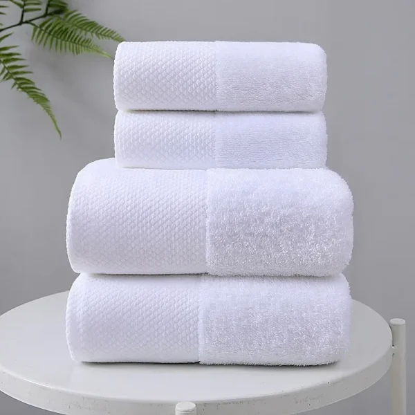 microfiber bath towel beauty salon towel white classic luxury hand towel-hotel-spa Swimming towels Beach towel 3