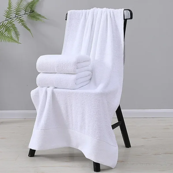 microfiber bath towel beauty salon towel white classic luxury hand towel-hotel-spa Swimming towels Beach towel 4