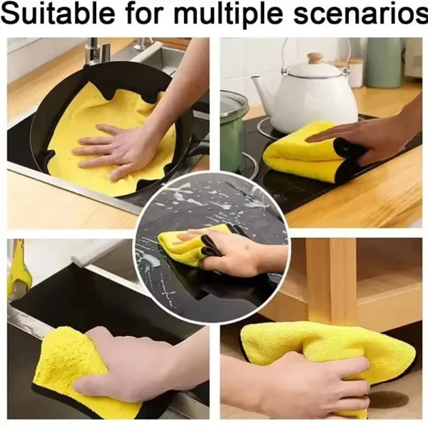 Double Sides Car Microfiber Cloths Super Absorbent Washing Drying Cleaning Towels Auto Detailing Towel Rags Clean Tool 3