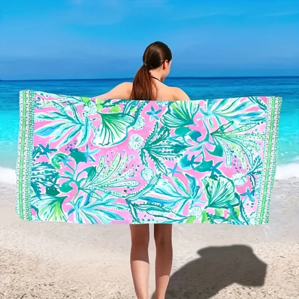 1 Extra Large Quick Dry Skeleton Beach Towel - Lightweight Polyester Blend, Fun Gothic Pattern for Men and Women, Great for Bath 6