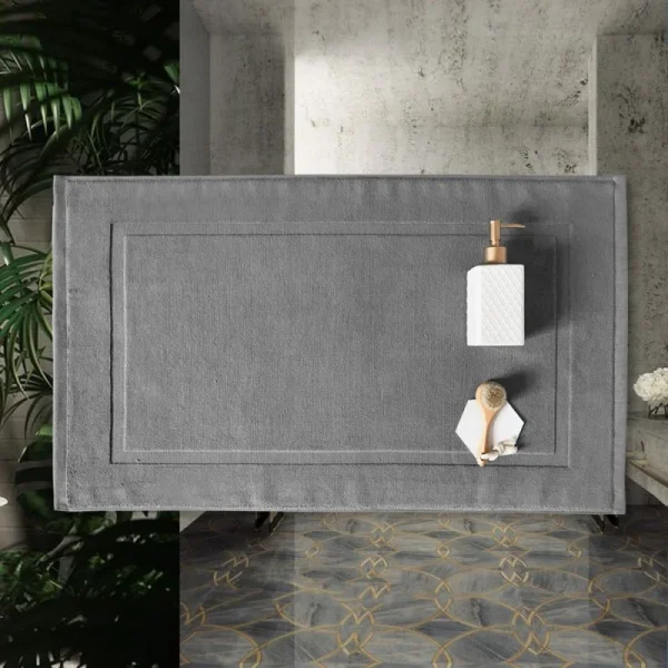 Thicken White Floor Towel For Hotel Home,Foot Bathroom Mat,High Quality 100%Cotton Non-slip Water Uptake Bathtub Towels 50*80cm 6