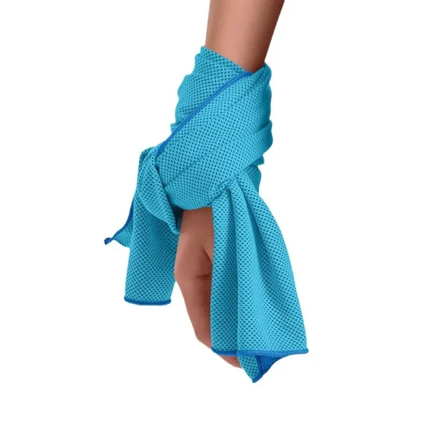 Sport Quick Drying Cooling Towel Portable Silicone Wrapped Cold Towel Microfiber Towels Beach Accessories Towel Sport Fitness 2