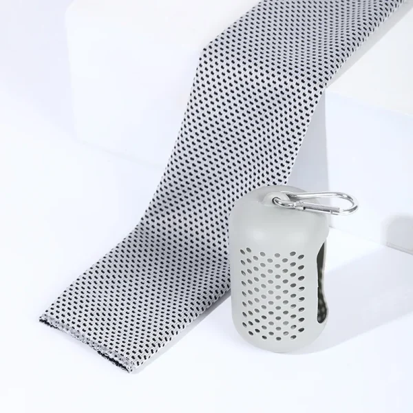 Sport Quick Drying Cooling Towel Portable Silicone Wrapped Cold Towel Microfiber Towels Beach Accessories Towel Sport Fitness 5