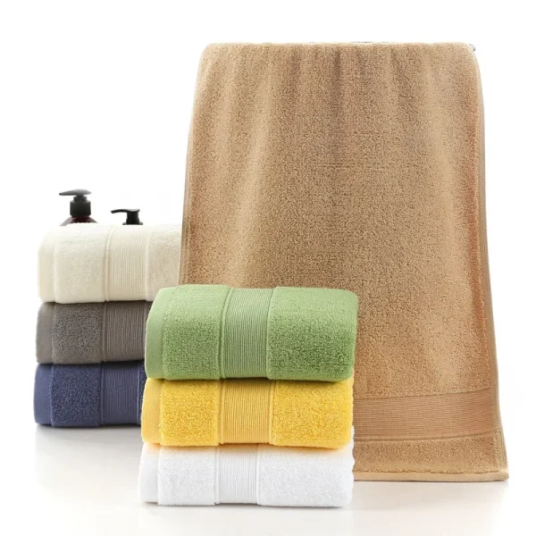 Autumn Soft Cotton Hand Face Bath Towel For Adult Soft Absorbent Quick-drying Towel Bathroom Shower Towel Sets For Sports 4