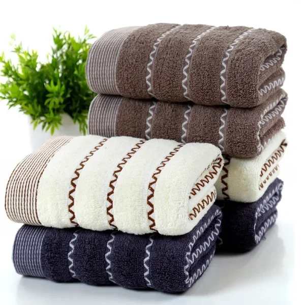 Autumn Soft Cotton Hand Face Bath Towel For Adult Soft Absorbent Quick-drying Towel Bathroom Shower Towel Sets For Sports 5