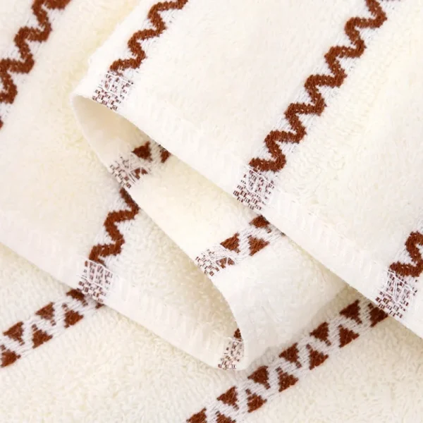 3pcs Set Cotton Towels 35x75cm 70x140cm Embroidered Bathroom Geometric Big Bath Hand Face Shower Towels Cover 수건 세트 Toallas 2
