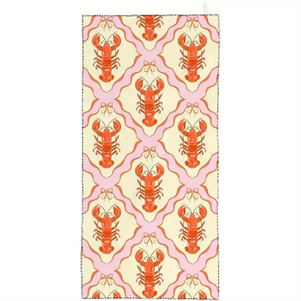 1 x Vintage Sea Turtle Pattern Oversized Adult Beach Towel - Quick Drying and Lightweight for Travel Swimming Camping and Seasid 2