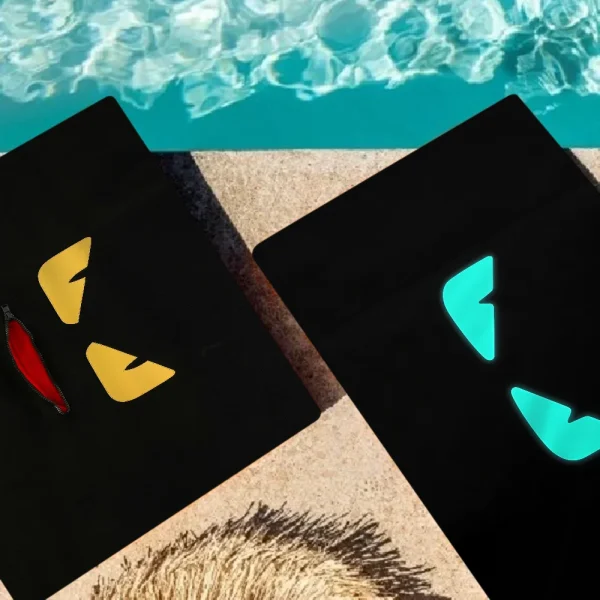 Beach towel F-fendi eyes Bath Towel Microfiber Water Absorbing Breathable For Girl Kids Decorative Cartoon Towel 4