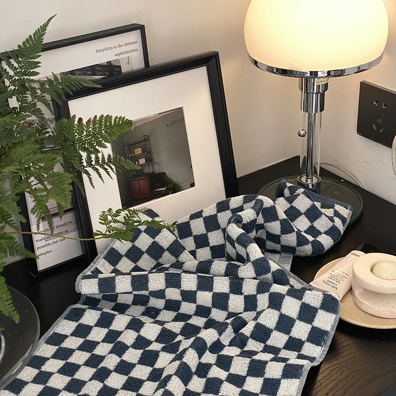 blue plaid