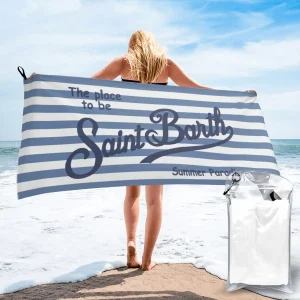S-Saint B-Barth Beach Towel Poncho Bathing Towels Cover-ups Quick Dry Sand Free Yoga Spa Gym Pool 1