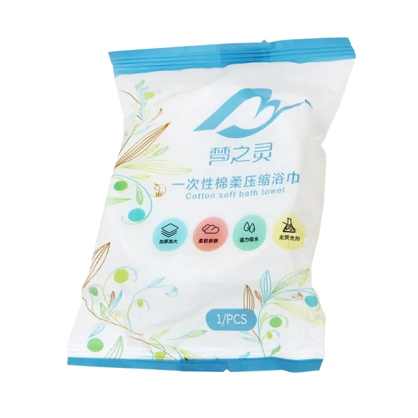 1 Piece Travel Disposable Bath Towel Thick Compressed Towel Travel Quick-Drying Towel Trip Essential Shower Washable Cloth Towel 6