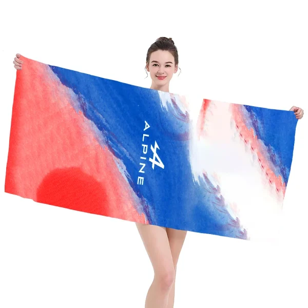 Beach Towels Adults New Fashion Children's Bath Towel Alpine F1 Serviette Sport Hair Towels for the Body Bathroom Accessories 3