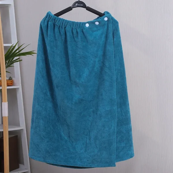 Beauty salon special bath skirt women can wear a breast skirt bath towel sweat steaming sauna absorbent soft 5