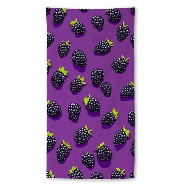 Cartoon Fruit Print Beach Towel,Digital Printing Thin Quick-Dry Anti-Sand Microfiber Lightweight for Swim Yoga Travel Gym Gift 1