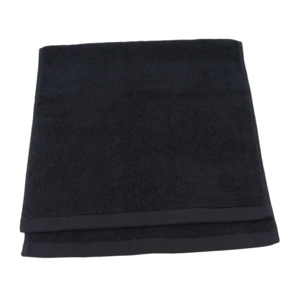 Black Towels Premium Black Hand Towels 100% Cotton Ultra Soft Highly Absorbent Hotel & Spa Quality Hand Towels Home Supplies NEW 4