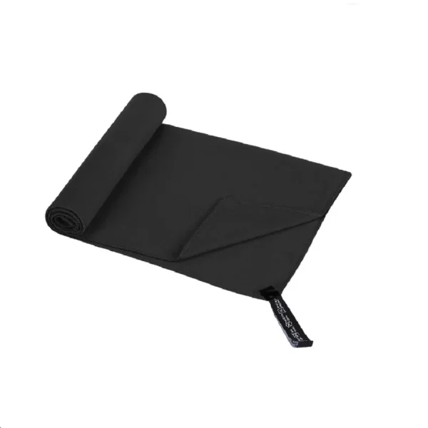 1PC Black Quick Drying Towel Portable Breathable Bath Towel Beach Camping Hiking Swimming Sports Microfier Bath Towel No Pilling 3