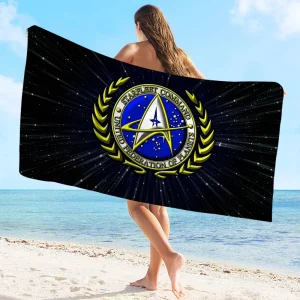 S-Star Trek Towel Microfiber Beach Towel Absorbent Quick dry Soft Yoga Swimming Resort Mountain Climbing Fun Beach Towel 1