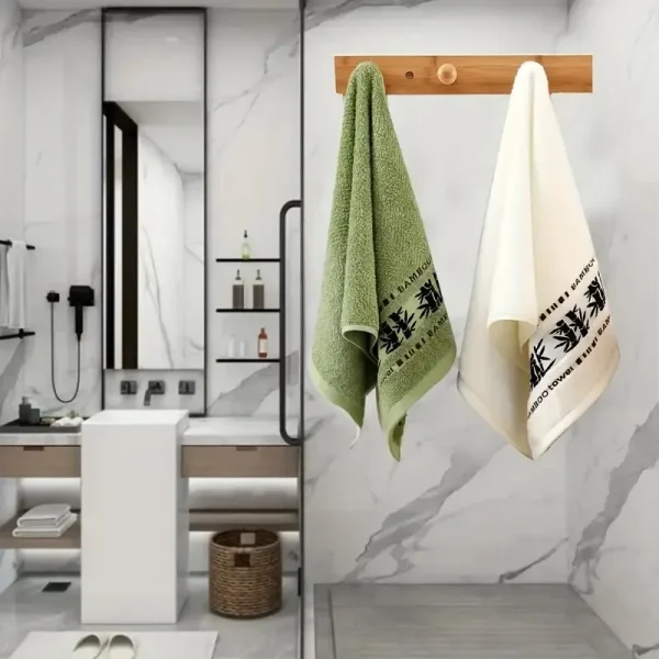 3-Pack Bamboo Fiber Towels – Ultra-Soft, Eco-Friendly & Highly Absorbent 3