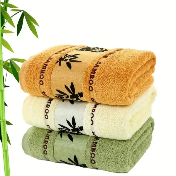 3-Pack Bamboo Fiber Towels – Ultra-Soft, Eco-Friendly & Highly Absorbent 6
