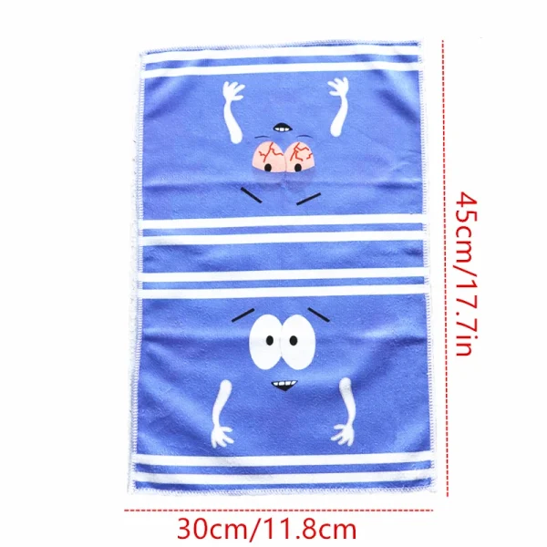 Cute cartoonTowelie Hand Towel Quick-Dry Polyester Woven Dish Cloth Super Soft Fantasy Themed Oblong Towel for Kitchen Bathroom 3