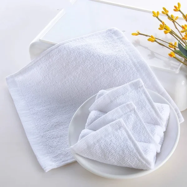 AhLoyalty 5pcs/lot 25*25CM Soft Square Towel Handkerchief Face Hand Small Travel Bathing Towels for Adult Kids Wholesale 3
