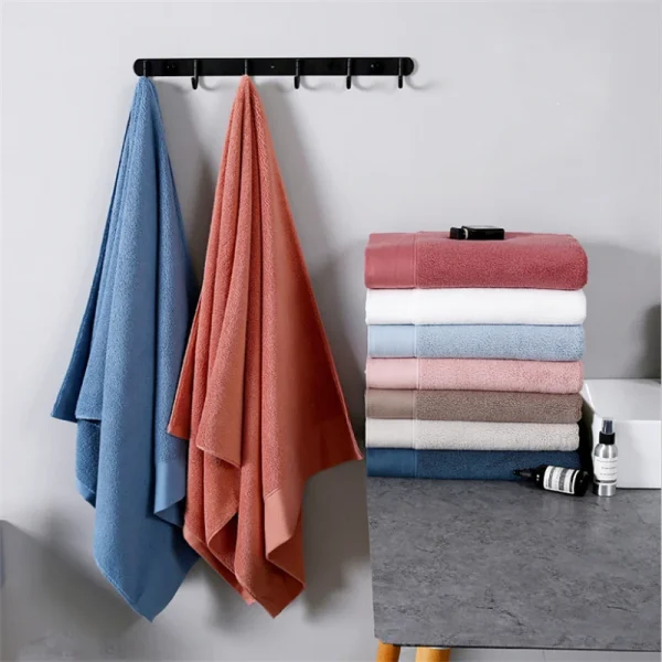 New Pure Cotton Towel Absorbent Adult Face Towels Solid Color Soft Water Absorption Hand  Towel For Bathroom Washcloth 2