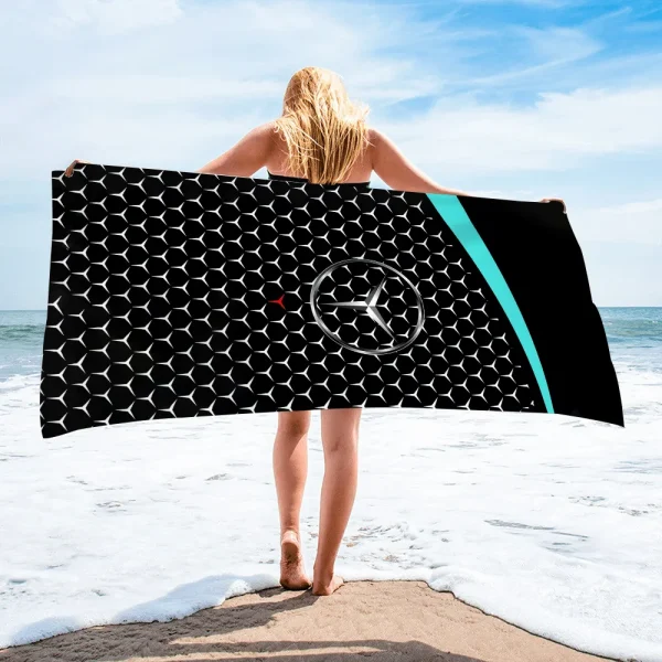 M-Mercedes-Benz-Z Children's Bath Towel Beach Towels Adults Women's Bathrobe Quick Drying Towels for the Body Gym Sports Towel 3