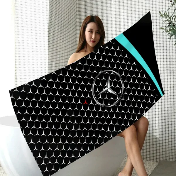 M-Mercedes-Benz-Z Children's Bath Towel Beach Towels Adults Women's Bathrobe Quick Drying Towels for the Body Gym Sports Towel 4