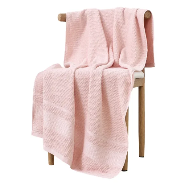 Cotton bath towel, bath wrap, household couple, soft and absorbent adult beach towel, not easy to shed wool, gauze bath towel 6