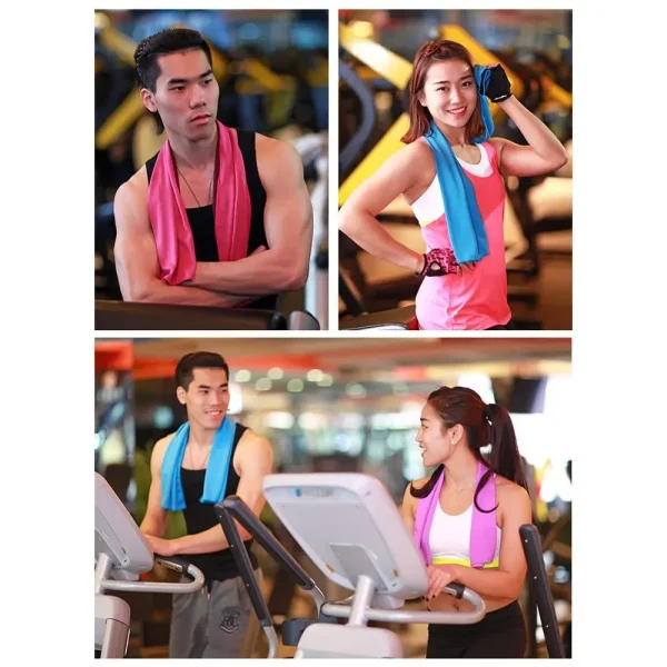 Summer Quick Dry Fitness Cool Towel Sports Cooling Ice Towel Portable Ice Towel Absorbent Quick Dry Cool Towel EVA Boxed 6