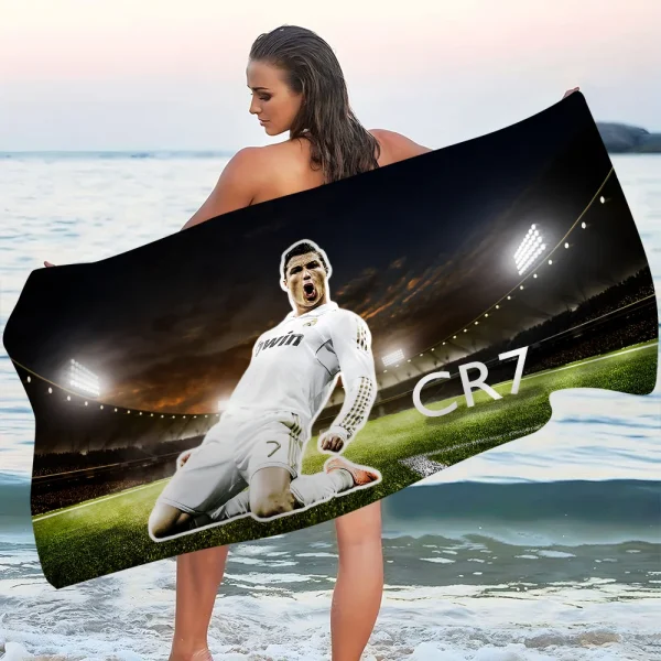 C-CristianoS R-RonaldoS Beach Towel Colorful Bath Towels For Girl Microfiber Quick Dry Custom Sand Free Beach Yoga Spa Gym Pool 4