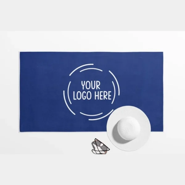 Personalized Beach Towel With Logo Quick-Drying Bath Towels Custom Team Sport Company Logo Towels With Your Own Design Logo 2