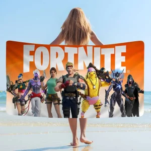 F-Fortnites Hot Game Microfiber Beach Towel Absorbent Quick Dry Soft Yoga Swimming Resort Mountain Climbing Towel 1