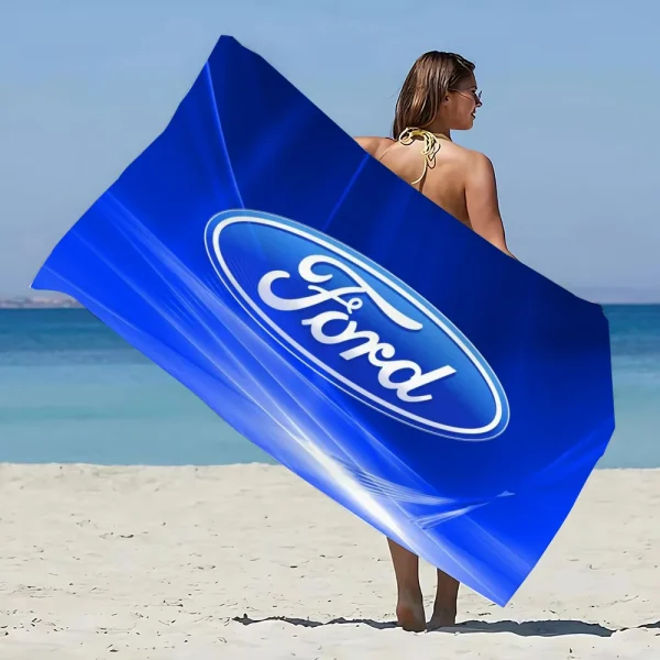 Ford Logo Bathrobe Girl Towel Beach Towels Large Spa Bathing Towels Adults Bath Bathroom Size Christmas Robe Anime Home Textile 5