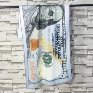 New Dollar Beach Towel Microfiber Bath Towels 70x150cm Quick Drying Super Absorbent Travel Sport Washcloth Running Swimming Gym 1