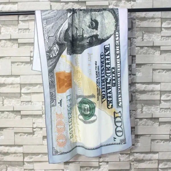 New Dollar Beach Towel Microfiber Bath Towels 70x150cm Quick Drying Super Absorbent Travel Sport Washcloth Running Swimming Gym 1