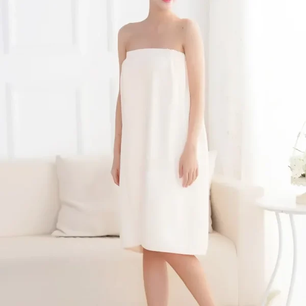1PC Wearable Bath Wrap Towels for Women Soft Water Absorbent Quick Drying Elastic Wrapped Half Body Bathrobe Shower Beach Towel 1