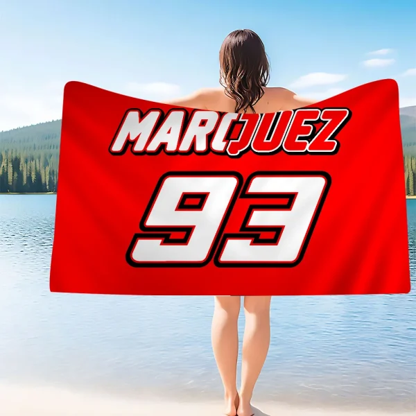 M-Marquez 93 Big Microfiber Beach Towels Quick Dry Towel Sand Beach Towels Pool Towel For Travel Swim Pool Yoga 2