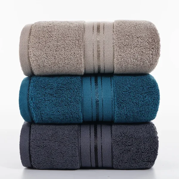 1piece Solid Color Towels Of Different Sizes Cotton Gift Set Comfortable Cotton Towel Bath Towel Absorbent Best Shower Towels 6