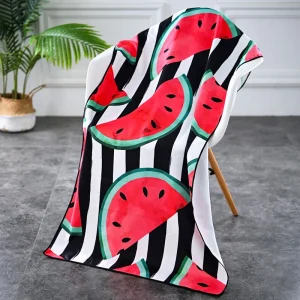 Microfiber Beach Towel Summer Seaside Swimming Vacation Absorbent Quick Dry Printed Bath Towel for Camping Beach Roadtrip 1