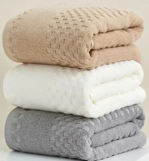 Cotton Bath Towel Adult Soft Absorbent Towels Bathroom Sets Large Beach Towel Luxury Hotel Spa Towels For Home SPORTS TOWEL 1