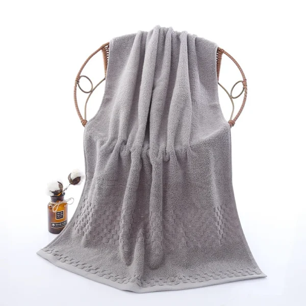 Cotton Bath Towel Adult Soft Absorbent Towels Bathroom Sets Large Beach Towel Luxury Hotel Spa Towels For Home SPORTS TOWEL 4