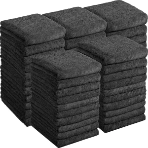 5/10/20PCS Bleach Proof Towels Bulk Microfiber Absorbent Salon Hair Towels Quick Dry Hand Towels for Gym Bath Spa Shaving Barber 1
