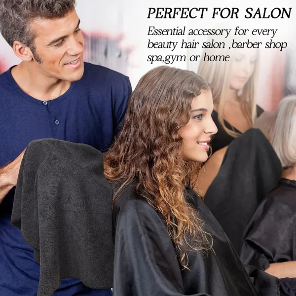 5/10/20PCS Bleach Proof Towels Bulk Microfiber Absorbent Salon Hair Towels Quick Dry Hand Towels for Gym Bath Spa Shaving Barber 6