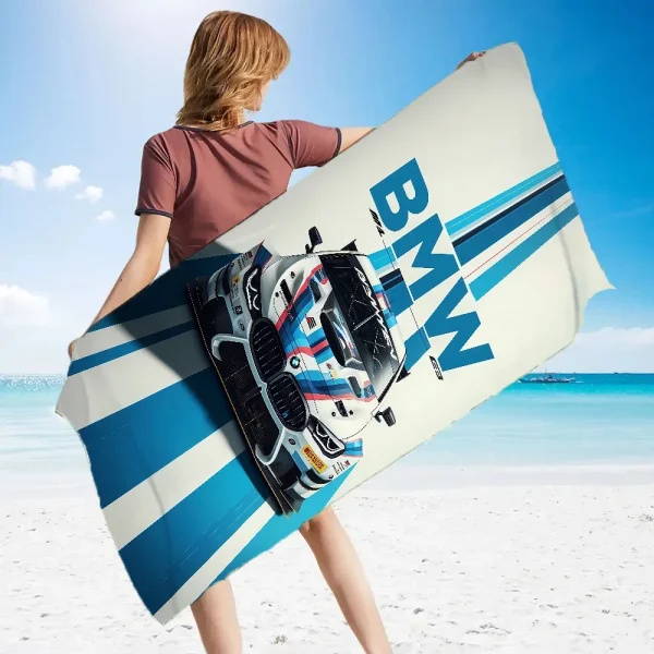 Beach Towel Portable Towel for Fitness B-BMWS Fashion Microfiber Sauna Cloth Sport Towels Gym Towels With Designs Absorbent Home 6